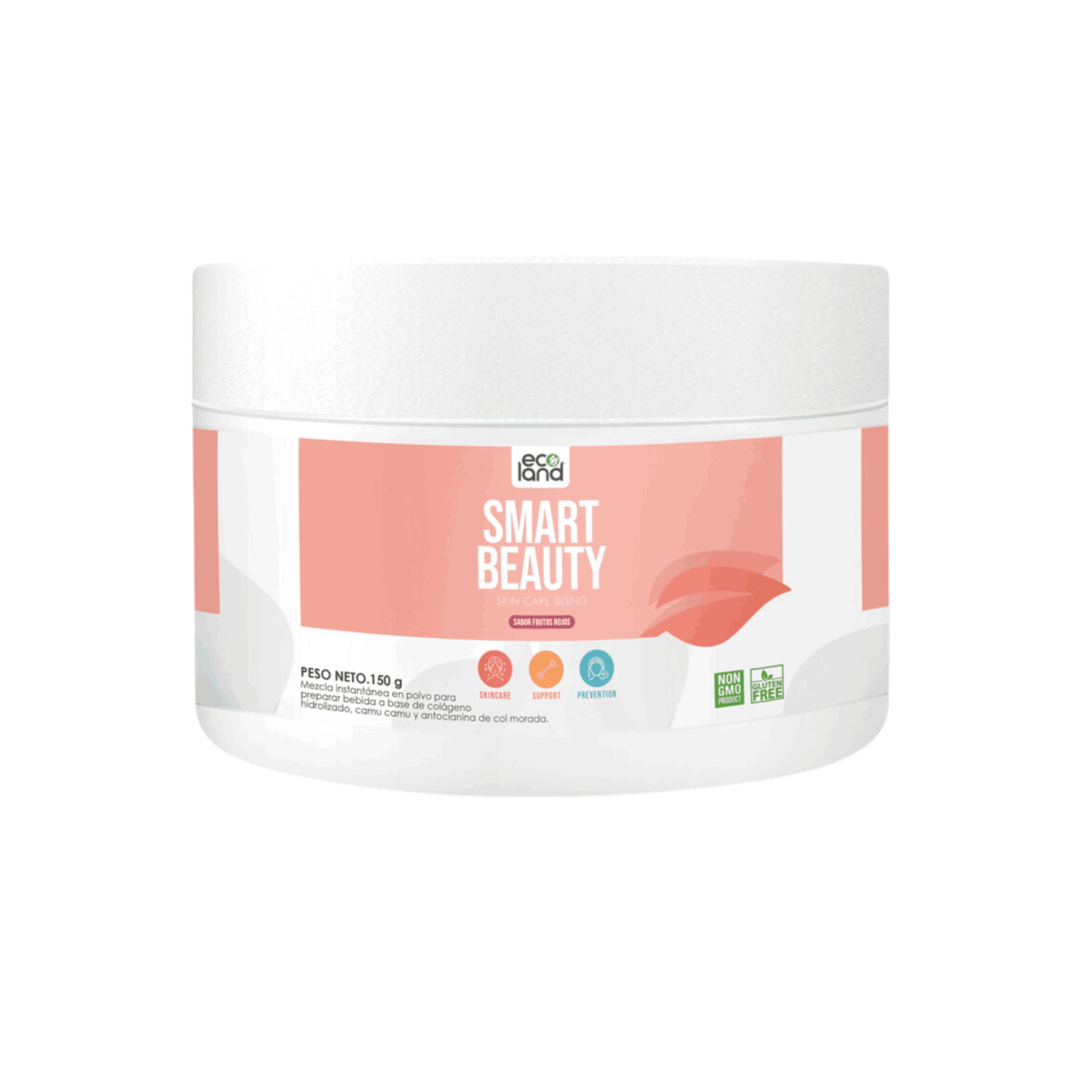 SMART BEAUTY SABOR FRUTOS ROJOS - ECOLAND 150G