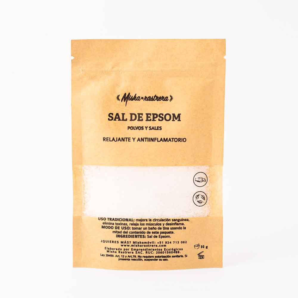 SAL DE EPSOM 90G - MISHA RASTRERA