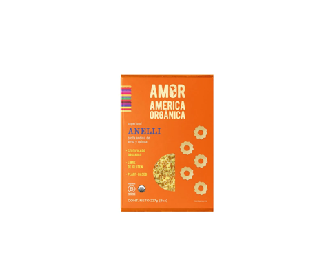 PASTA ANDINA ANELLI AMERICA ORGANICA 227G. GLUTEN FREE