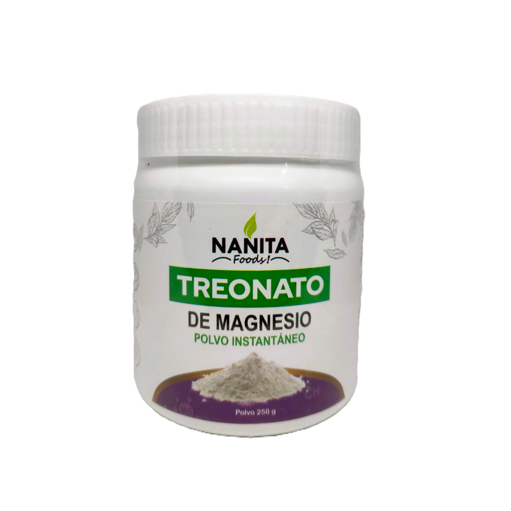 TREONATO DE MAGNESIO POLVO INSTANTANEO 250GR NANITA FOODS