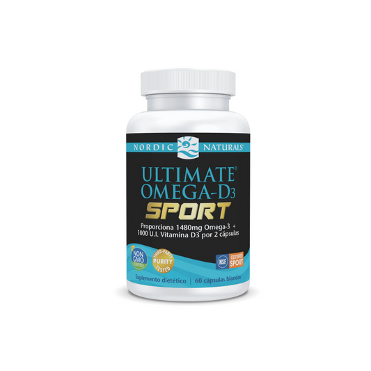 ULTIMATE OMEGA - D3 SPORT 60 CAP - NORDIC NATURALS