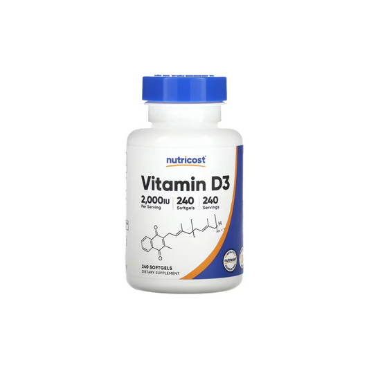VITAMIN D3 2000 UI 240CAP NUTRICOST