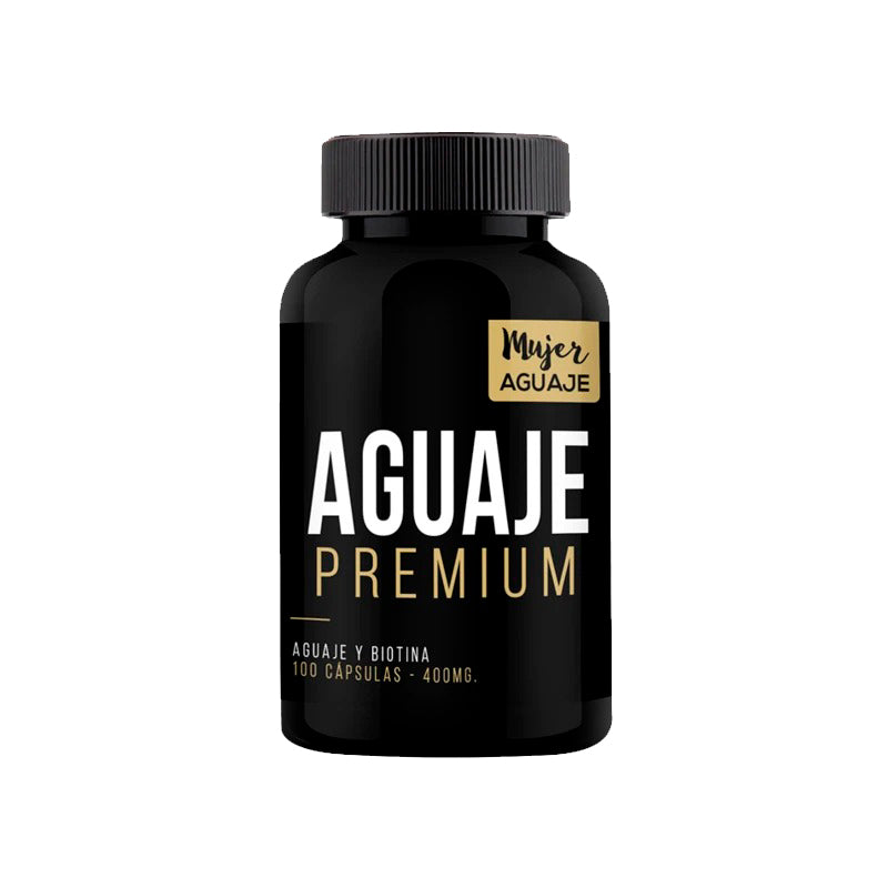 AGUAJE PREMIUM (AGUAJE Y BIOTINA) 400 MG - MUJER AGUAJE