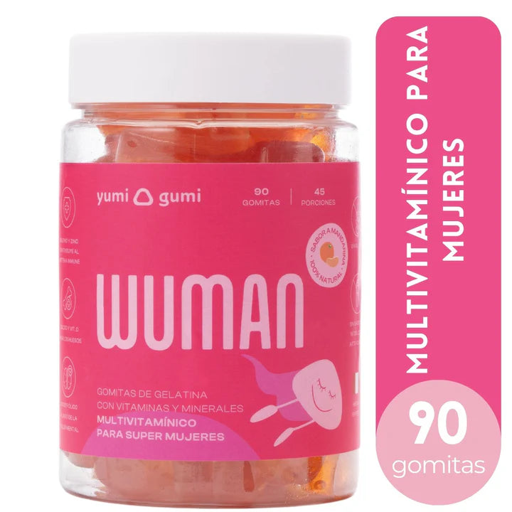 WUMAN 90 GOMITAS SIN GLUTEN YUMI GUMI