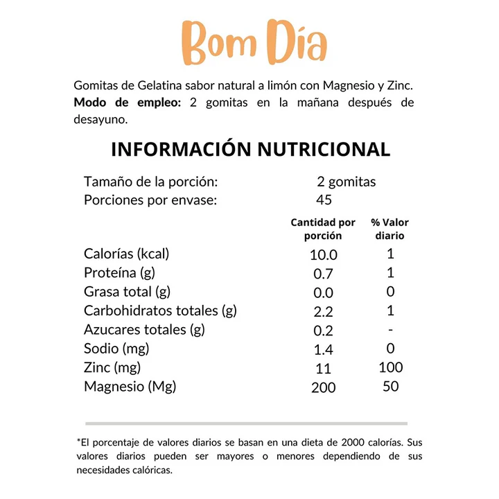 BOM DIA 90 GOMITAS SIN GLUTEN YUMI GUMI