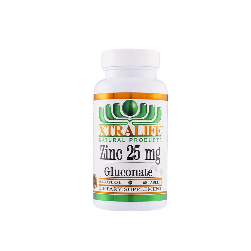 ZINC 25 MG GLUCONATE 60 TABLETAS XTRALIFE