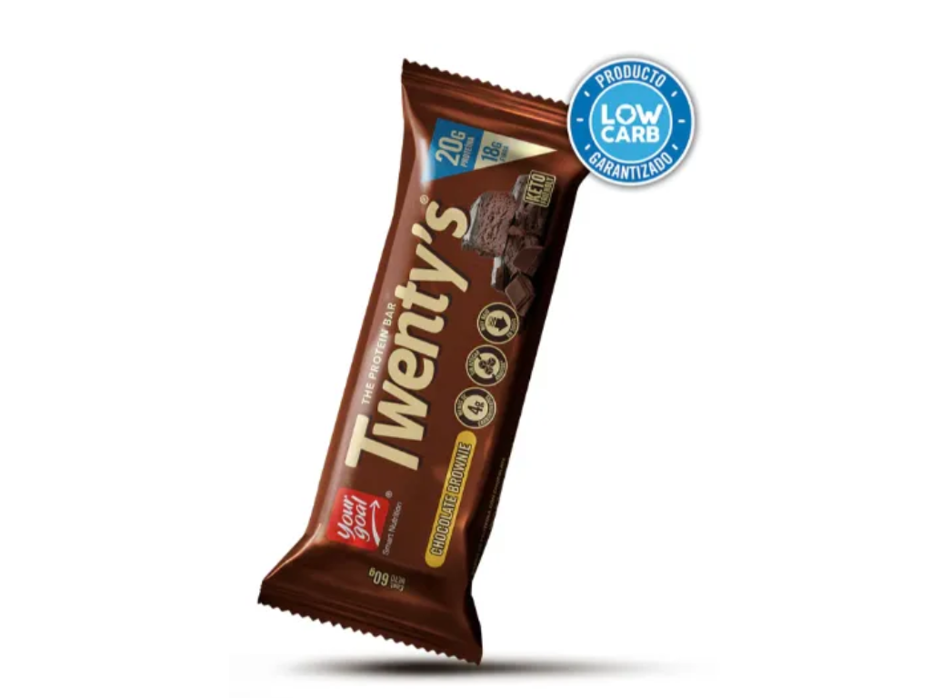 TWENTYS CHOCOLATE BROWNIE 60GR - YOUR GOAL