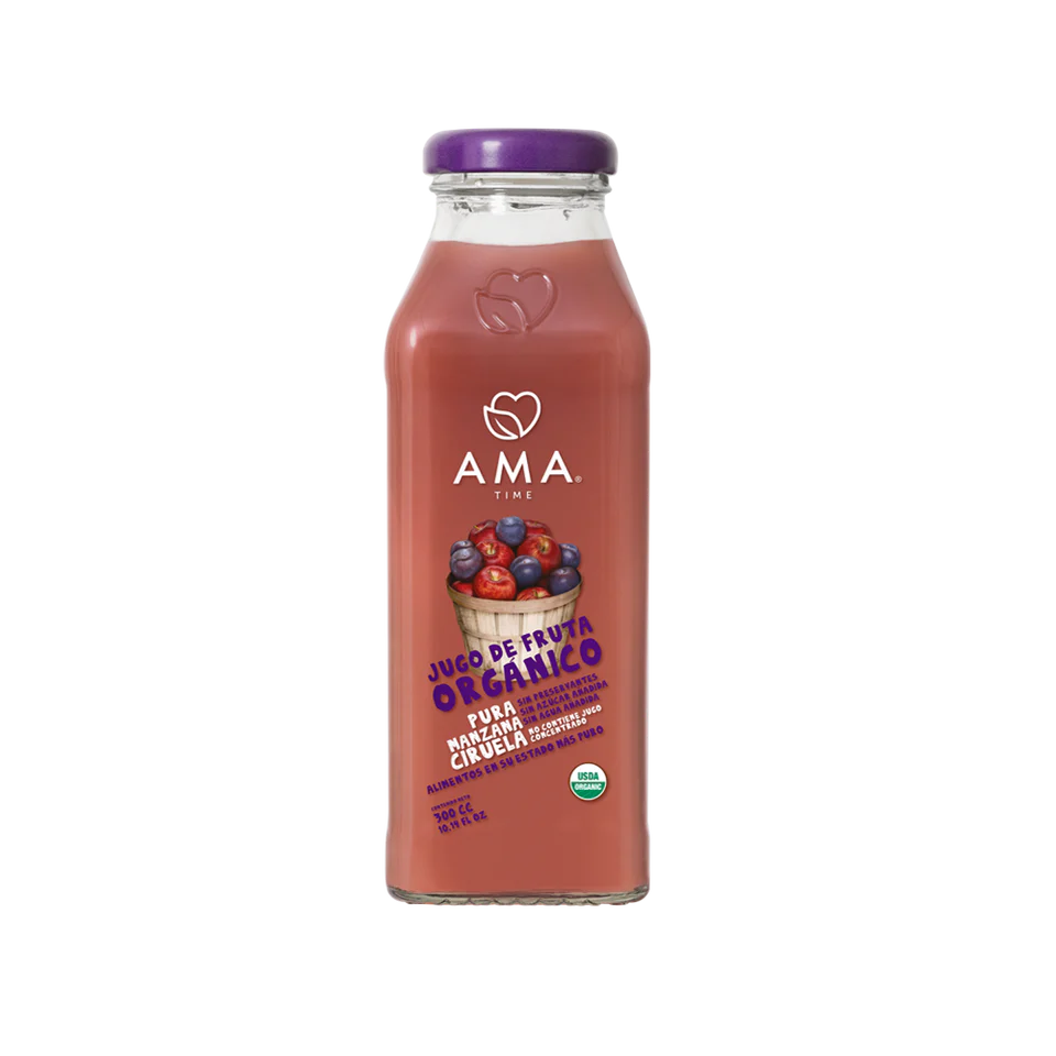 JUGO DE FRUTA MANZANA CIRUELA 300ML AMA