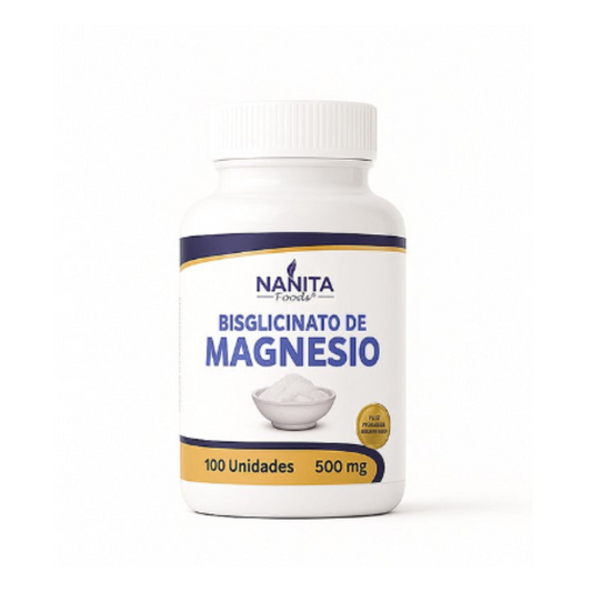 BISGLICINATO DE MAGNESIO 500 MG - NANITA FOODS