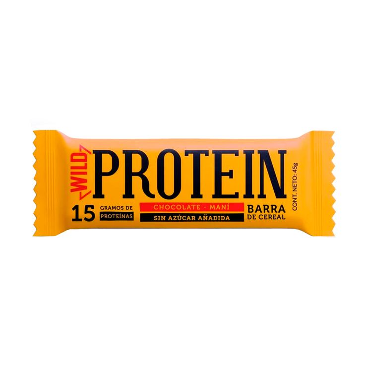WILD PROTEIN BAR CHOCOLATE MANI 45 GR - WILD BAR