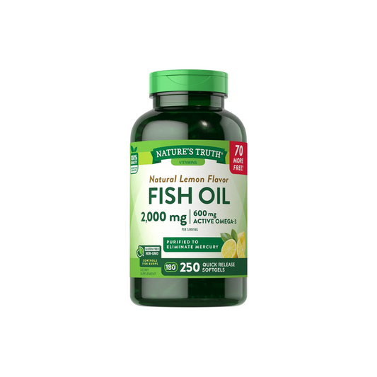 FISH OIL 2,000 MG 600MG - NATURES TRUTH
