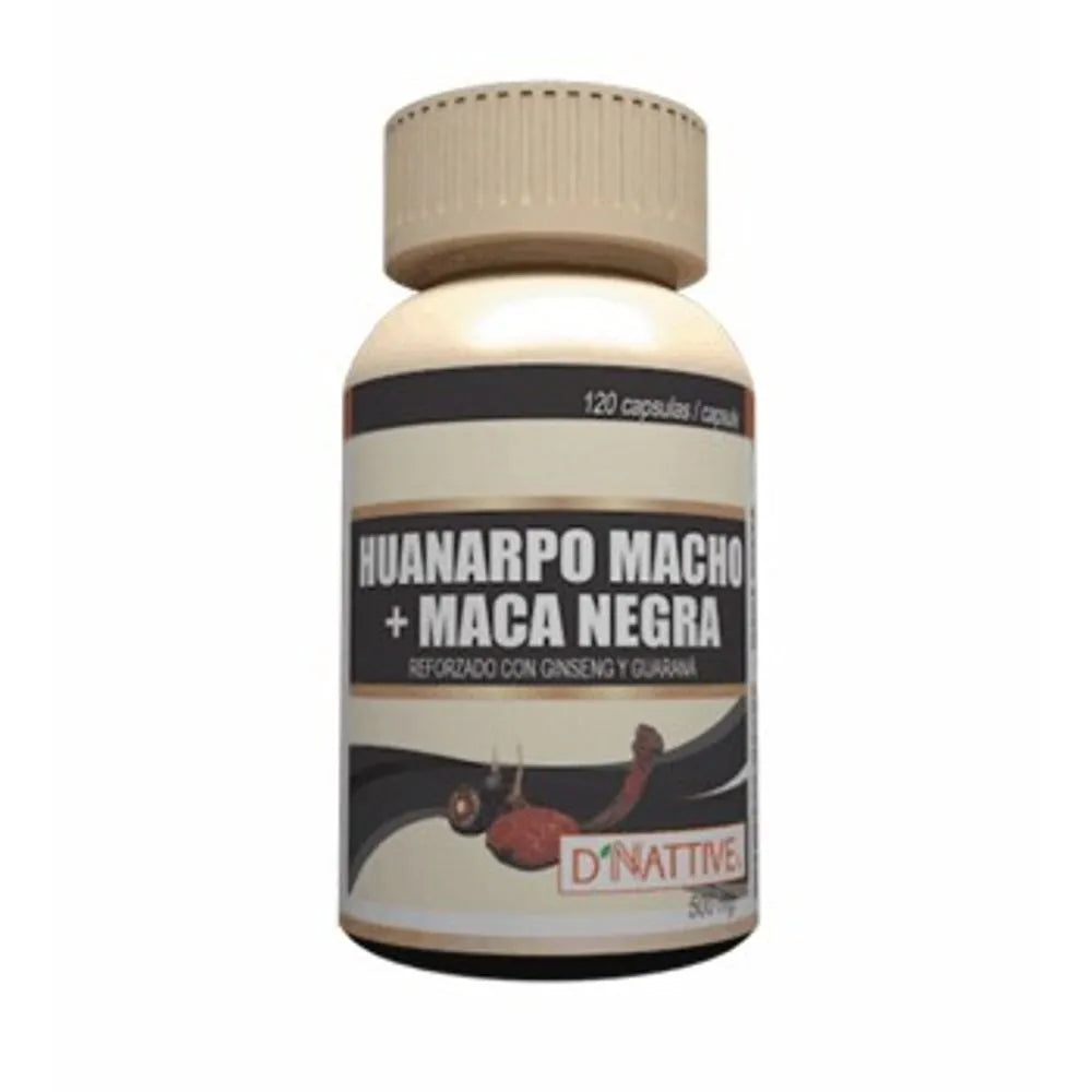 HUANARPO MACHO + MACA NEGRA - D´NATIVE 120 CAPSULAS