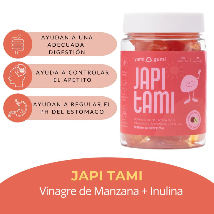 JAPI TAMI 90 GOMITAS SIN GLUTEN YUMI GUMI