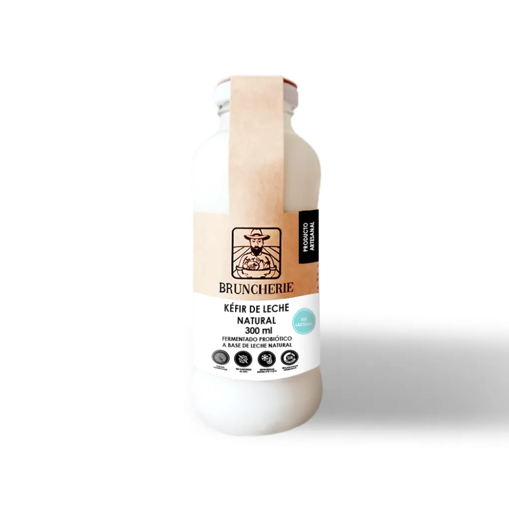 KEFIR DE LECHE NATURAL BRUNCHERIE 300ML