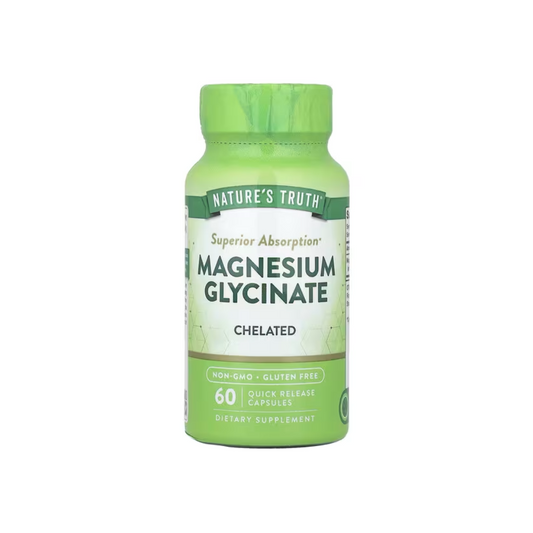MAGNESIUM GLYCINATE CHELATED 60CAP NATURES TRUTH