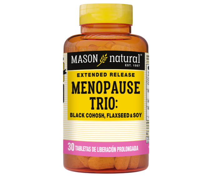 MENOPAUSE TRIO: BLACK COHOSHFLAXSEED & SOY 30 TAB MASON NATURAL