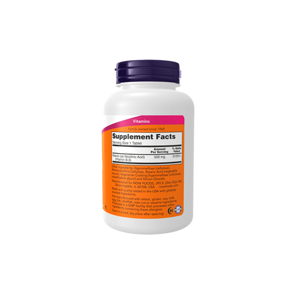 NIACIN 500MG - NOW