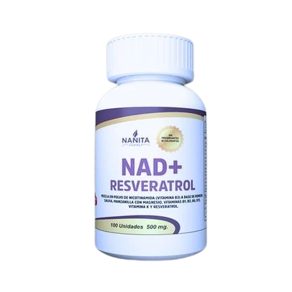 NAD + RESVERATROL 500MG NANITA FOODS