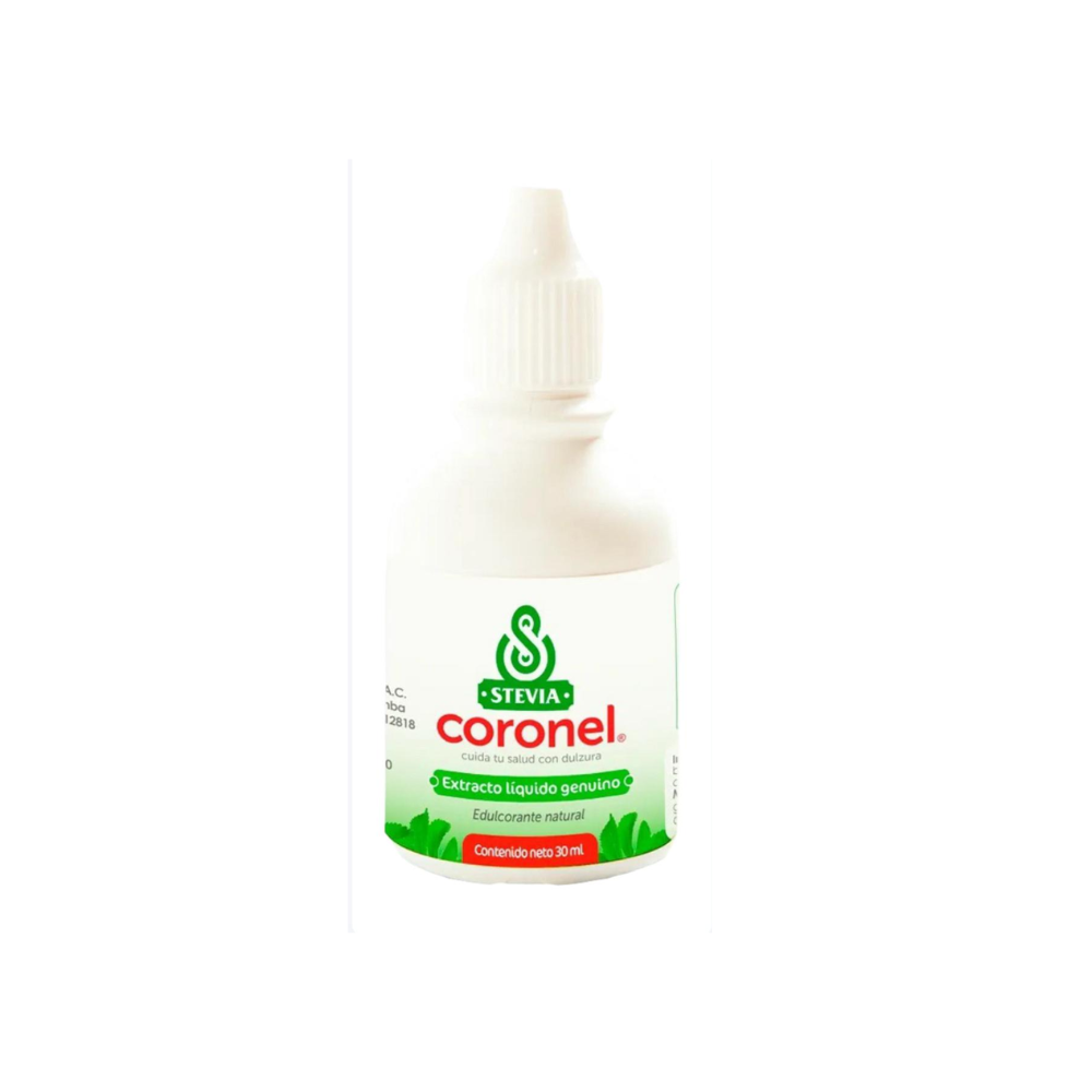 STEVIA EN GOTAS GENUINO 30 ML STEVIA CORONEL