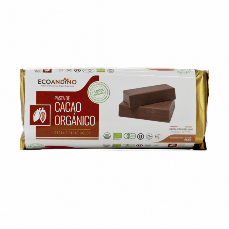 PASTA DE CACAO - ECOANDINO 250G