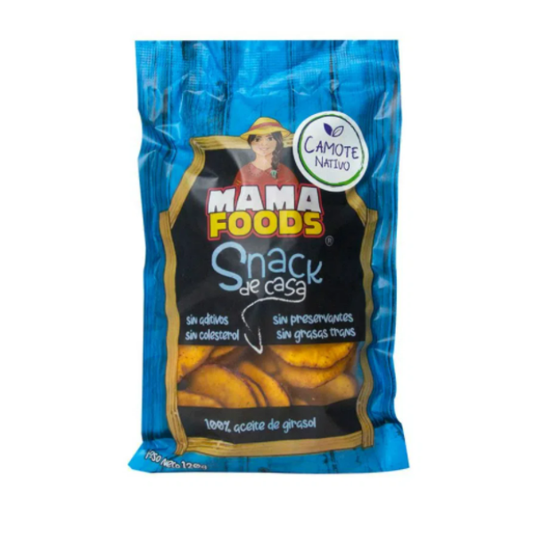 SNACK CAMOTE NATIVO 120 GR - MAMA FOODS