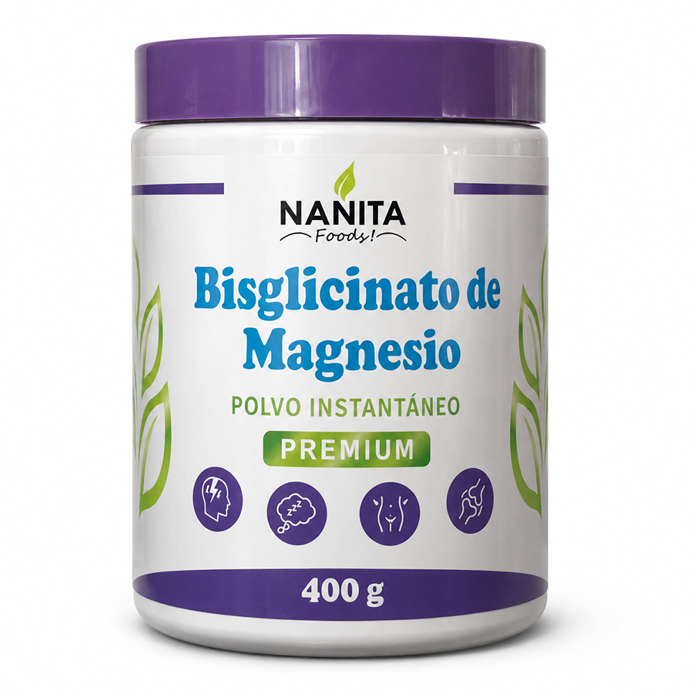 BISGLICINATO DE MAGNESIO PREMIUM 400GR NANITA FOODS