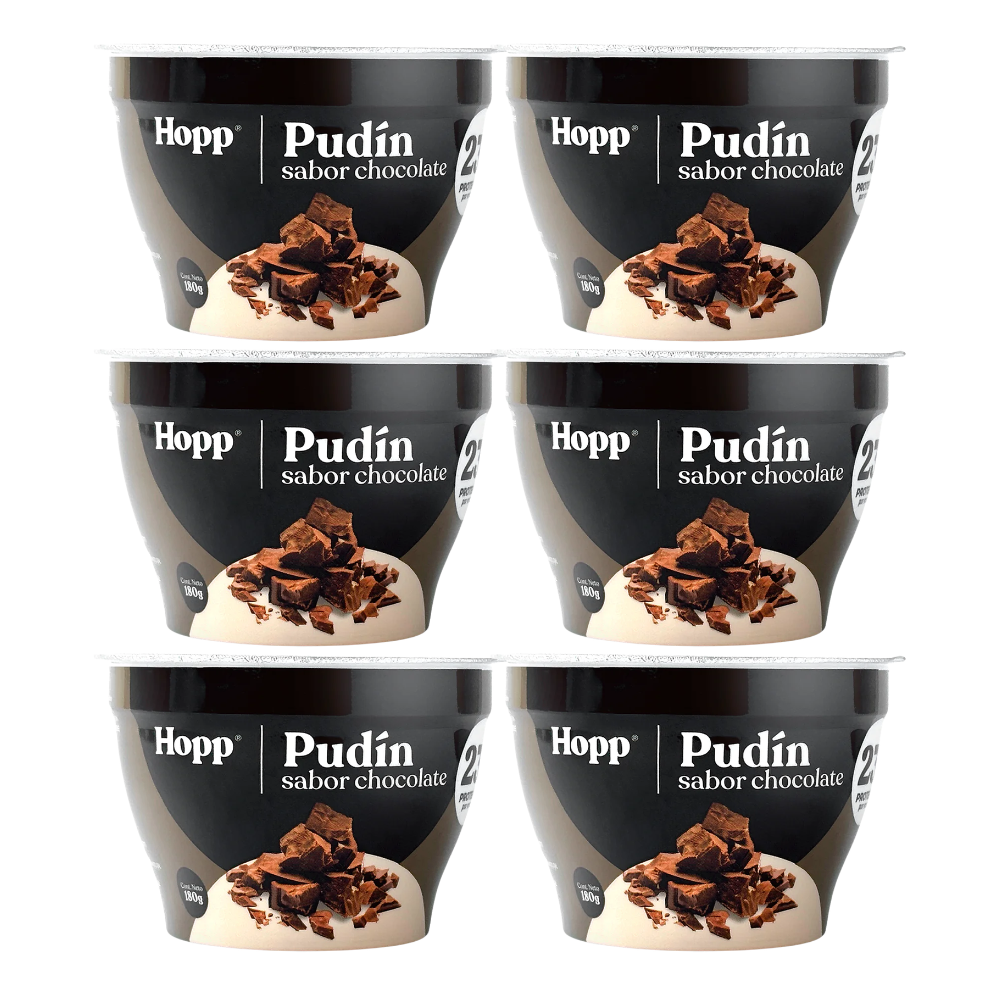 PACK X6 PUDÍN DE CHOCOLATE-HOPP