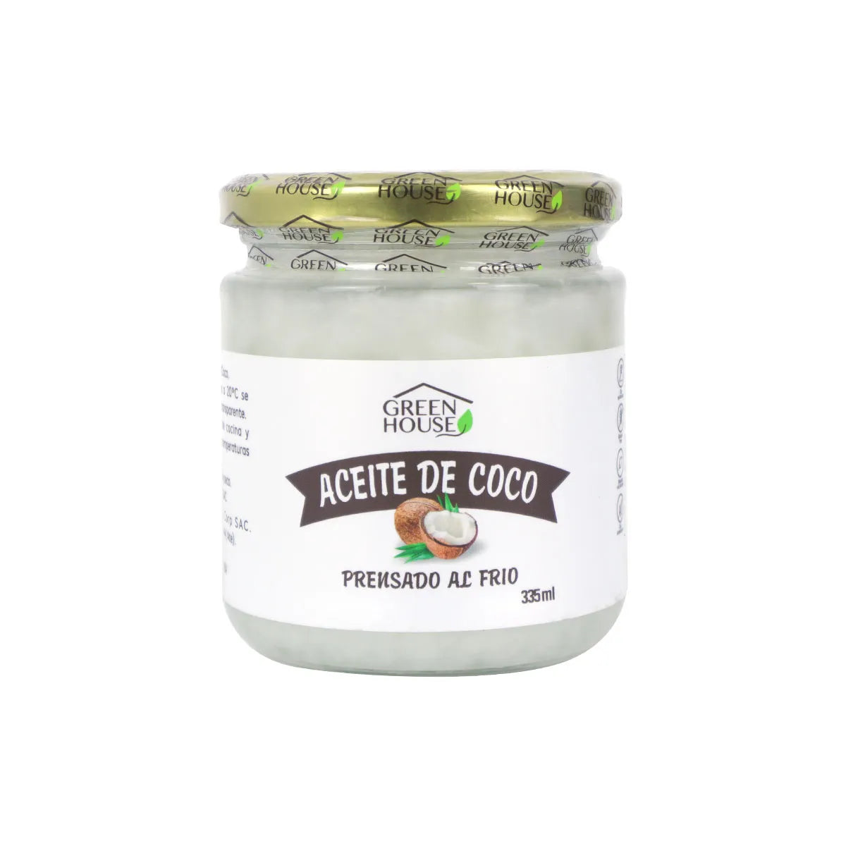 ACEITE DE COCO 355ML - GREEN HOUSE