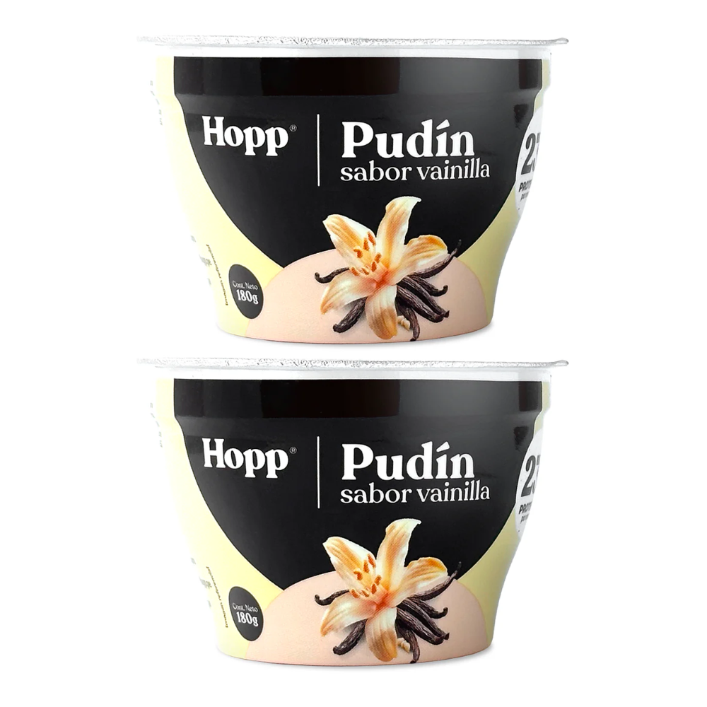 PACK X 2 PUDÍN DE VAINILLA -HOPP