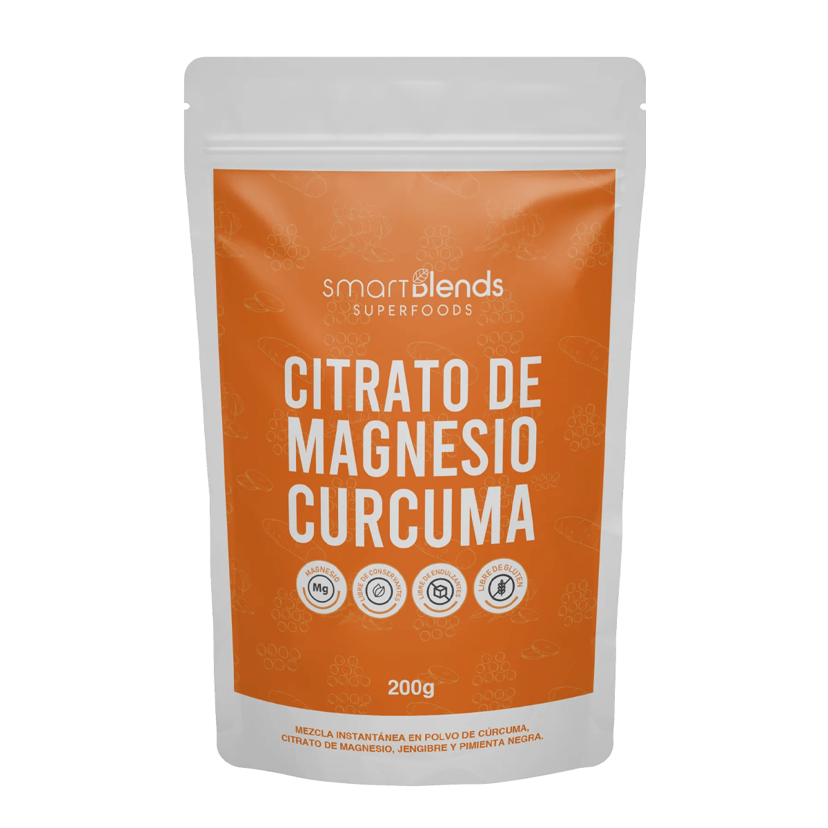 CITRATO DE MAGNESIO CURCUMA DE 200GR - SMART BLEND