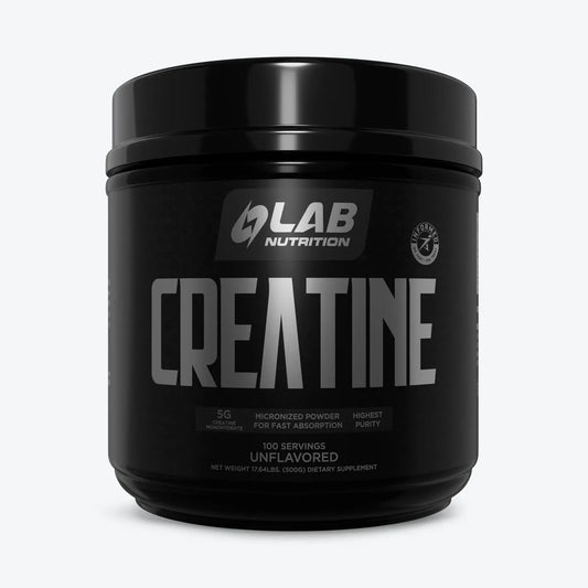 CREATINE 100 SERVINGS UNFLAVORED 500MG LAB NUTRITION