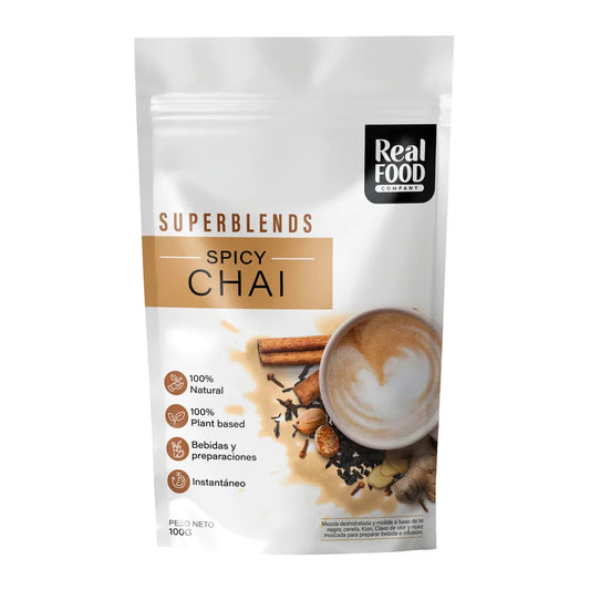 SPICY CHAI 100GR REAL FOOD