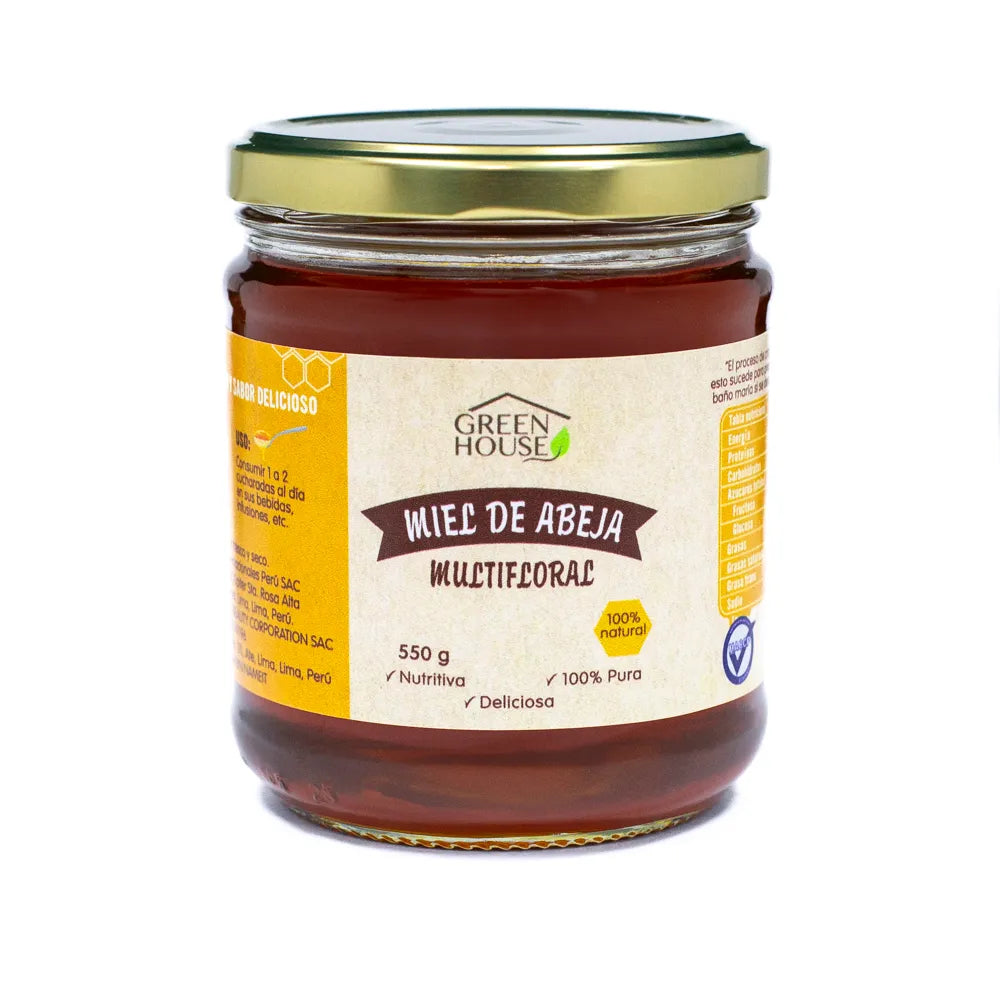 Miel Abeja Pasteurizada Green House 550g