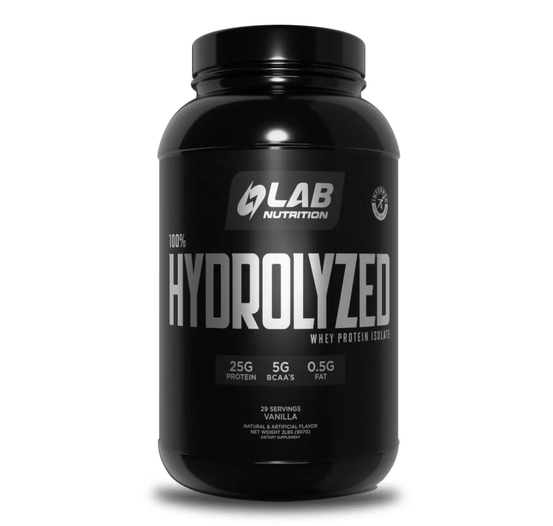 100% HIDROLYZED VAINILLA 2LB 907GR - LAB NUTRITION