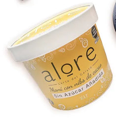 HELADO DE MANI CON NIBS DE CACAO ALORE 1/2 SIN AZUCAR