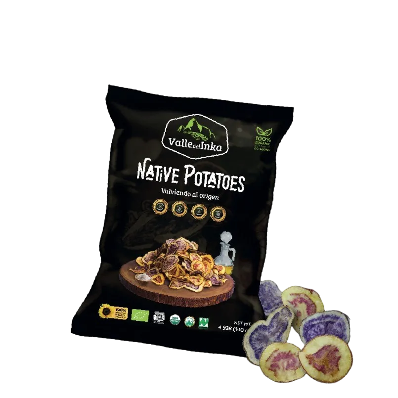 Papas Nativas Sabor Original 140 Gr Valle Del Inka Organico