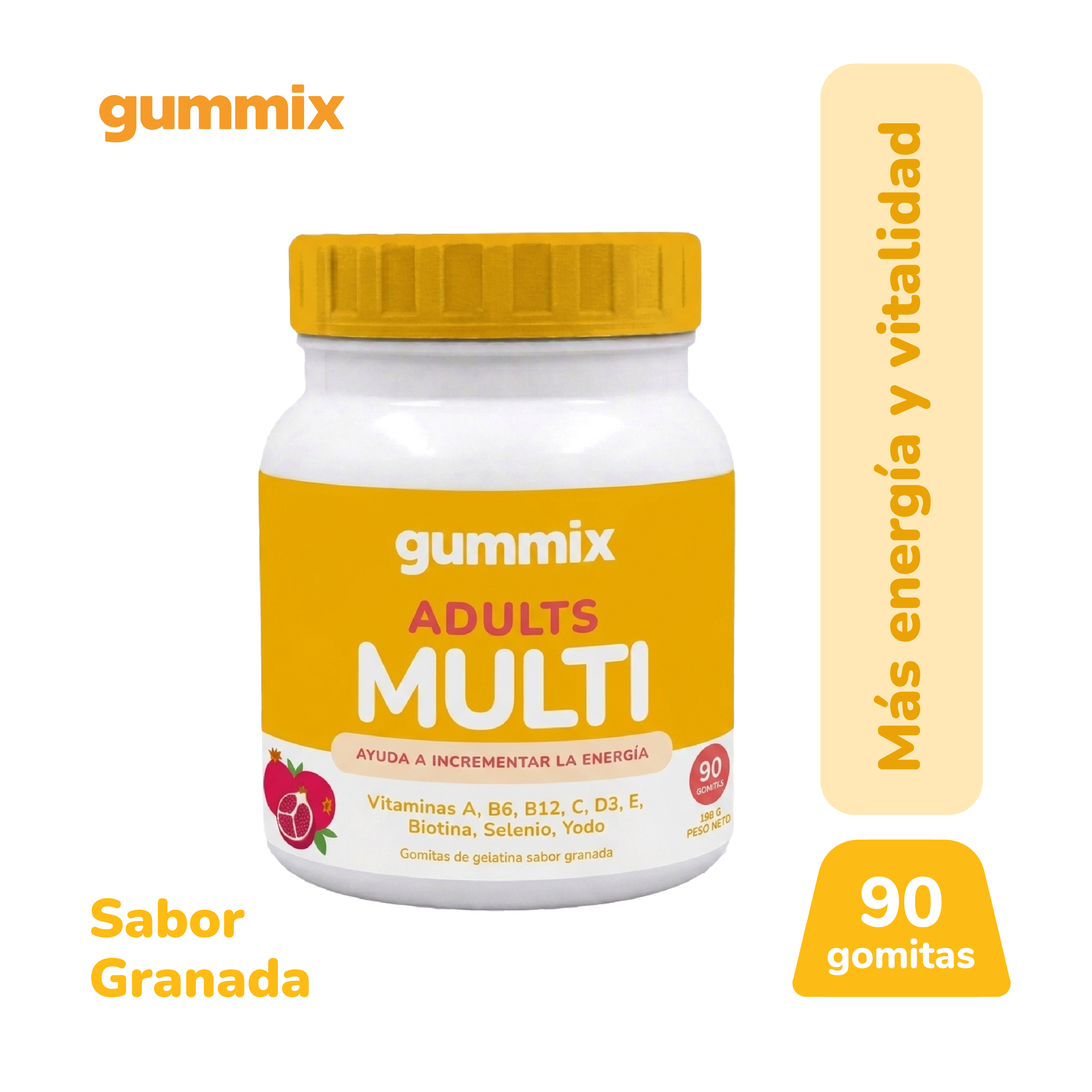 ADULTS MULTIVITAMIN 90G GUMMIX