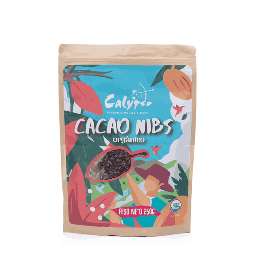 CACAO NIBS PURO ORGANICO 250 GR - CALYPSO