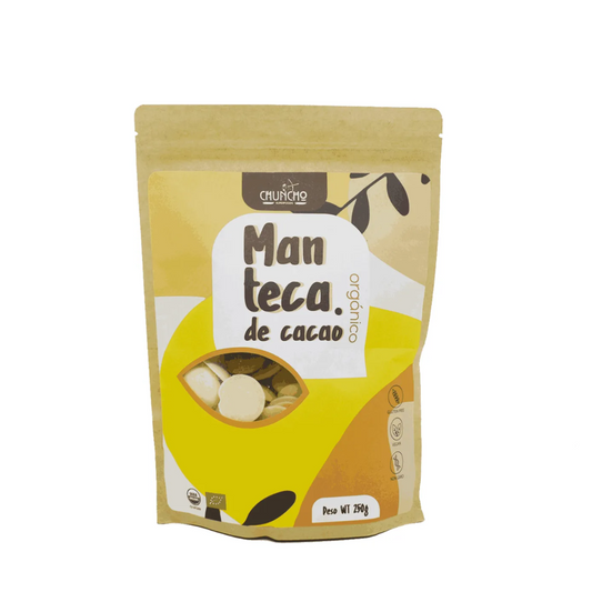 MANTECA DE CACAO ORGAINCA 250 GR - CHUNCHO