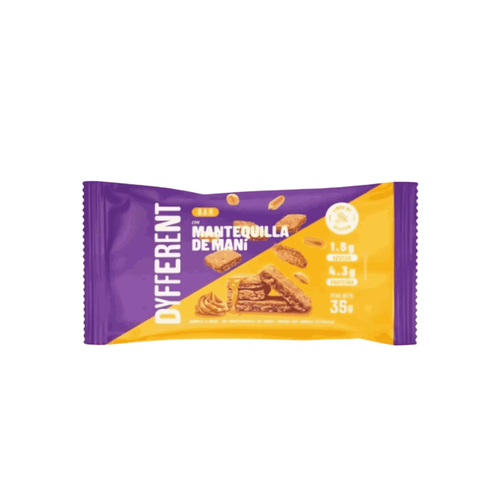 BARRA DE MANI SABOR  MANTEQUILLA DE MANI - DYFFERENT