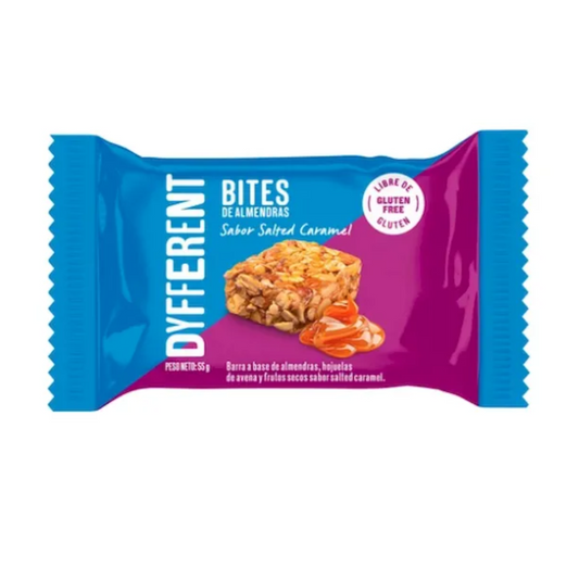 BITES DE ALMENDRA CARAMELO SALADO - DYFFERENT