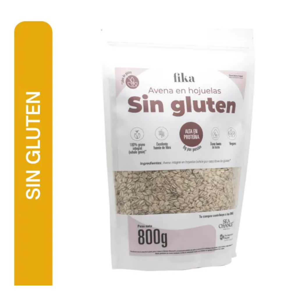 AVENA EN HOJUELAS SIN GLUTEN ALTA EN PROTEINA - FIKA