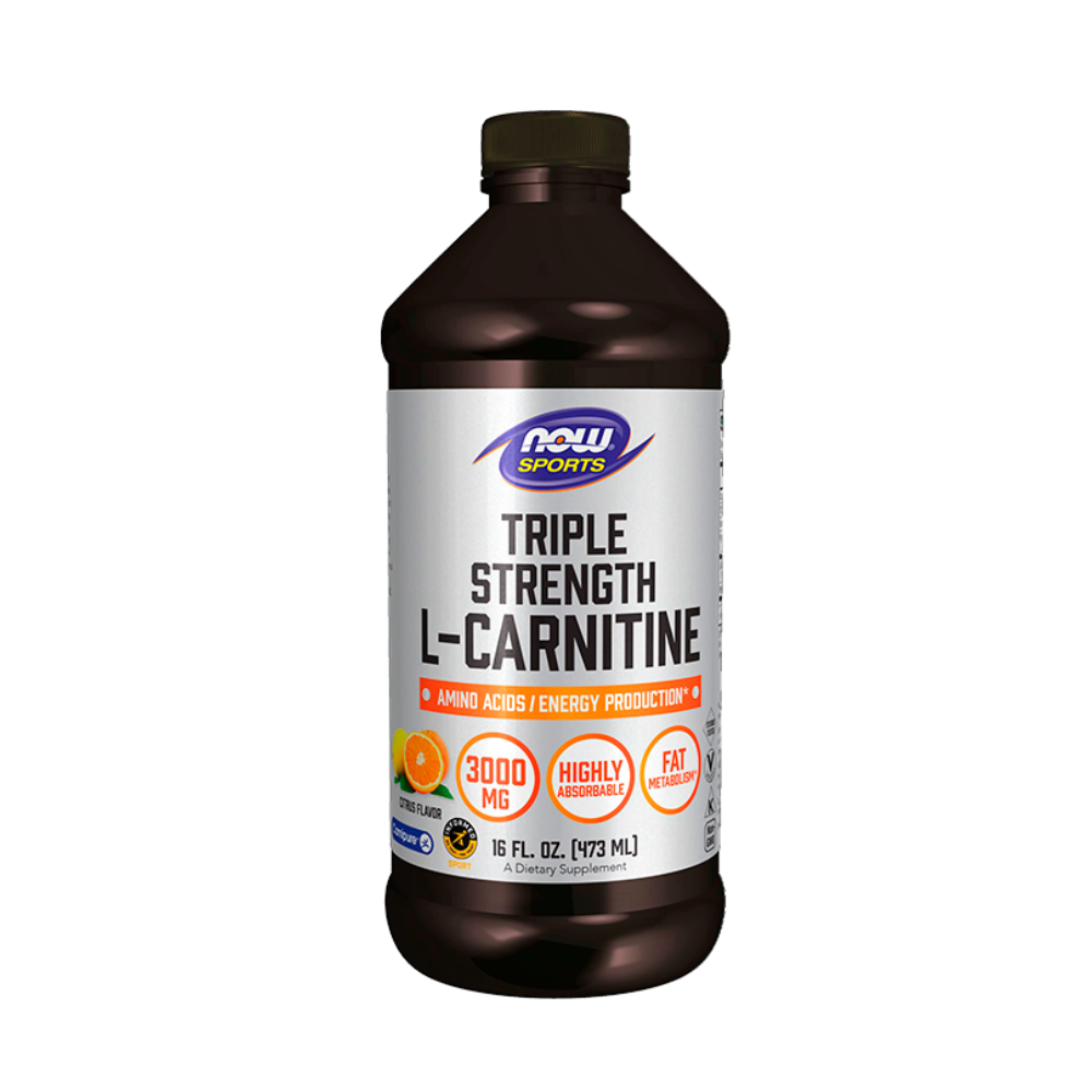 L- CARNITINE TRIPLE FUERZA 3000MG 473ML - NOW