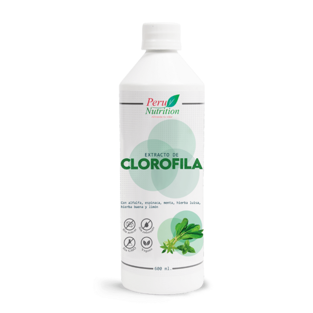EXTRACTO DE CLOROFILA 600 ML - PERU NUTRITION