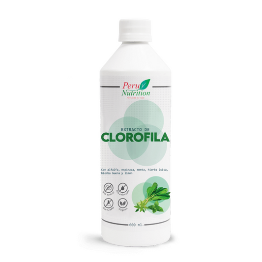 EXTRACTO DE CLOROFILA 600 ML - PERU NUTRITION