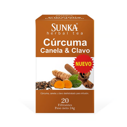 INSFUSION CURCUMA, CANELA Y CLAVO X20 SOB - SUNKA