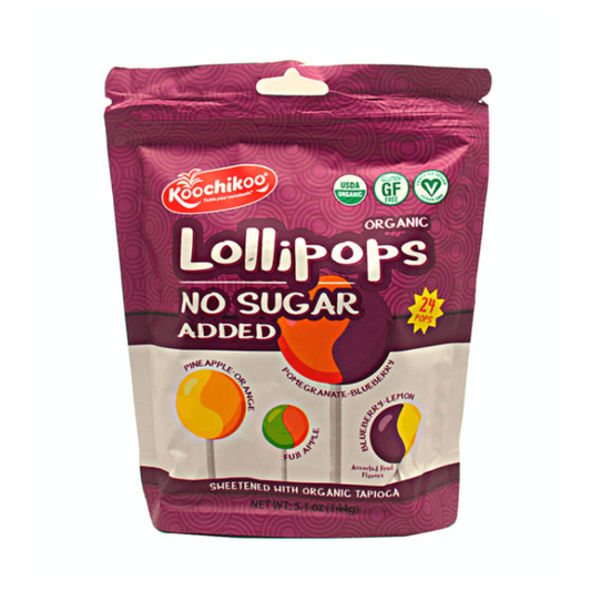 LOLLIPOPS ORGANIC 144GR - KOOCHIKOO