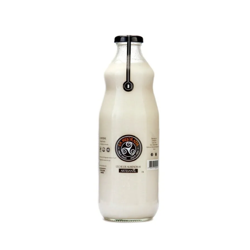 LECHE DE ALMENDRA ARTESANAL 1 L - LA MEJORADA
