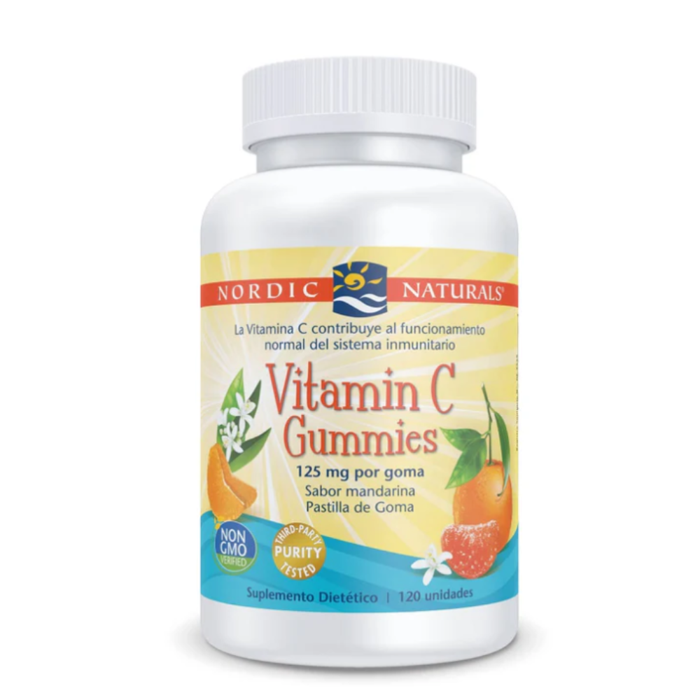 VITAMIN C GUMMIES SABOR MANDARINA - NORDIC NATURALS