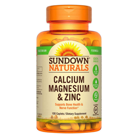 CALCIO/MAGNESIO/ZINC 100 CAPSULAS - SUNDOWN
